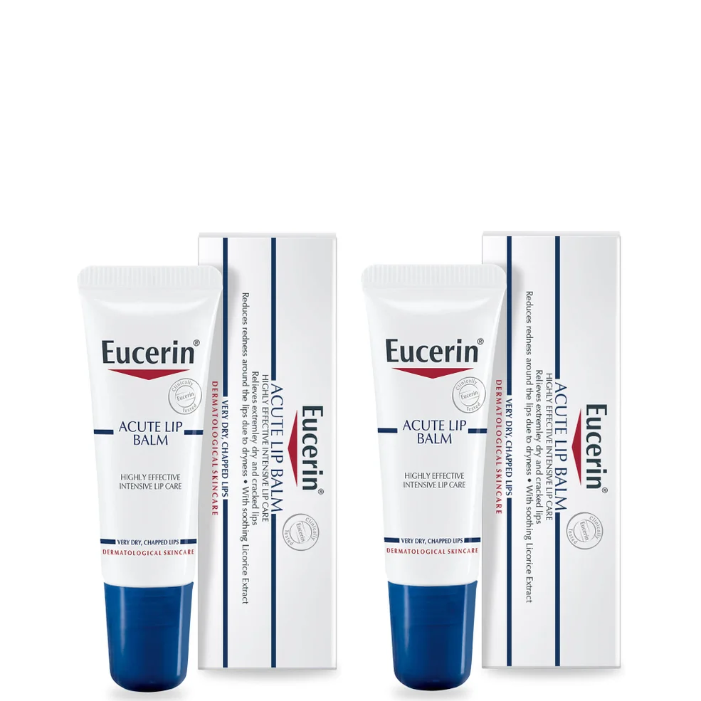 Eucerin Dry Skin Acute Lip Balm Duo 2 x 10ml Immagine 1