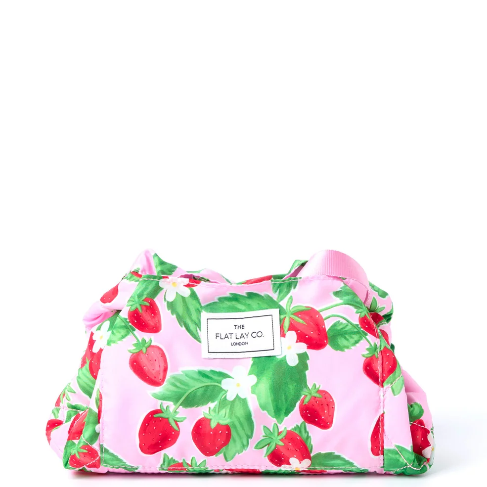 The Flat Lay Co. borsa trucco con lacci - Summer Strawberries Immagine 1