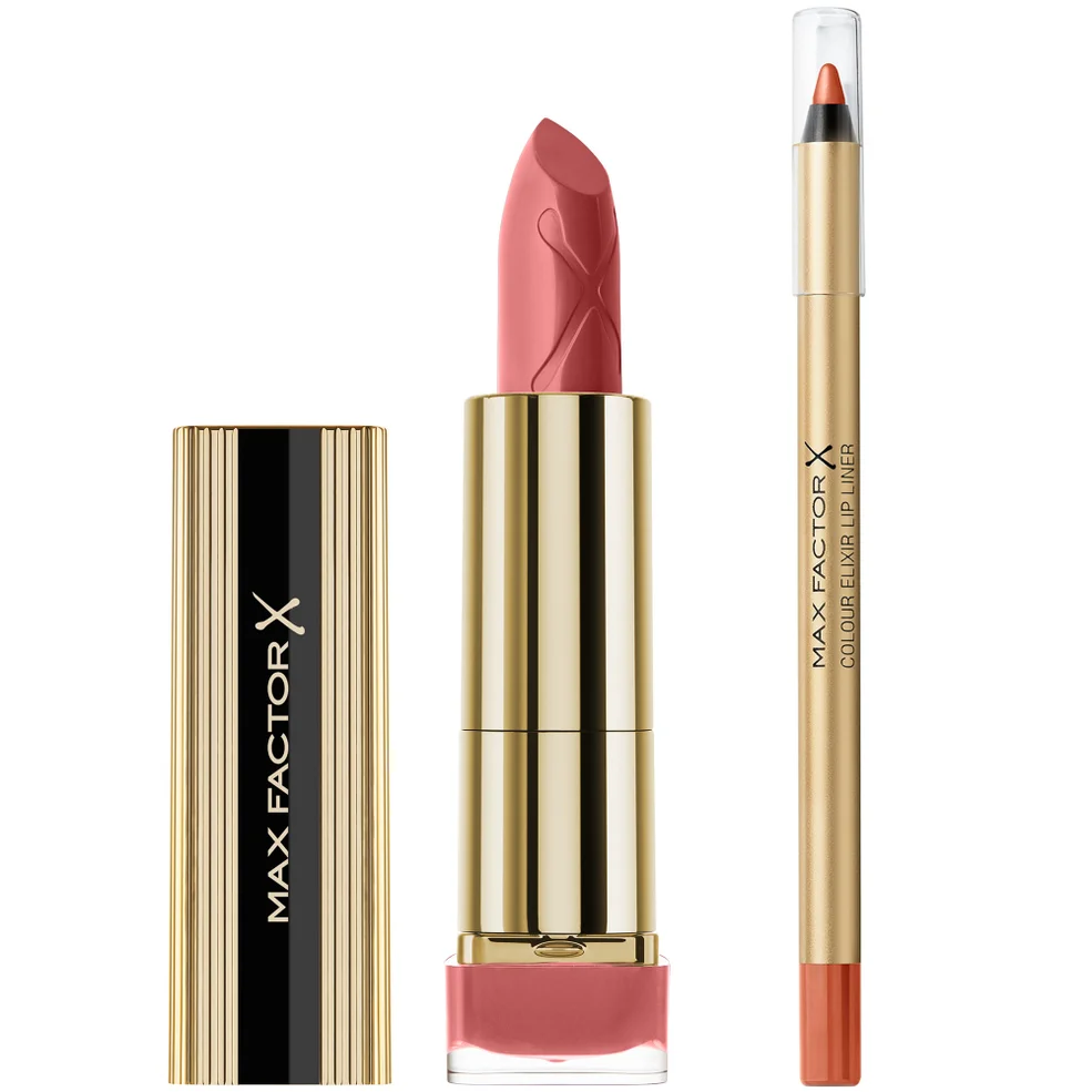 Max Factor Lipstick and Lip Liner Bundle (Various Shades) Immagine 1