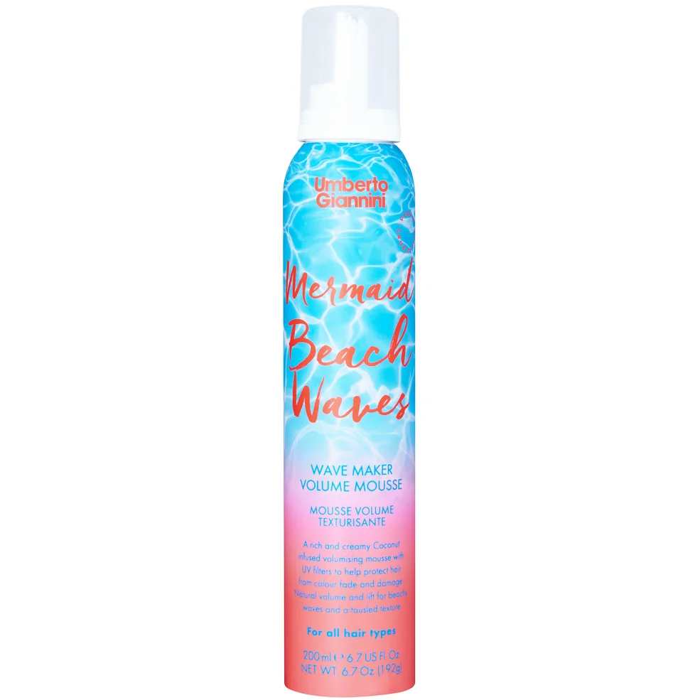 Umberto Giannini Mermaid Beach Waves mousse 200 ml Immagine 1