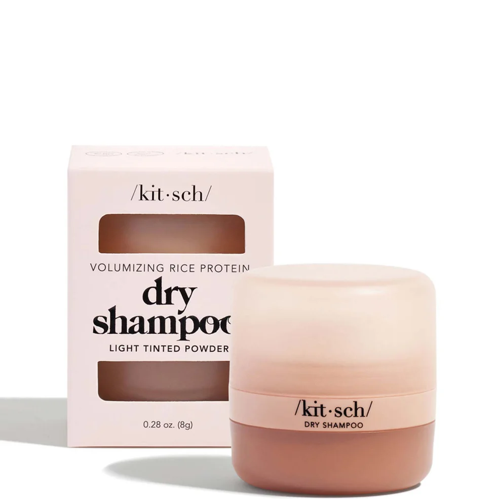 Kitsch Volumising Rice Protein Dry Shampoo - Light Tinted Powder 8g Immagine 1