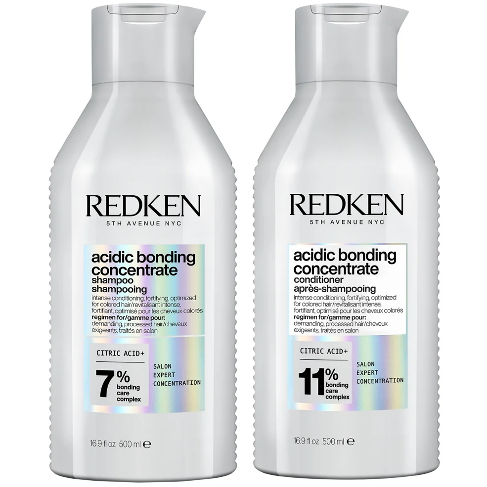 Redken Acidic Bonding Concentrate Shampoo and Conditioner 500ml Bond Repair Supersize Bundle Immagine 1
