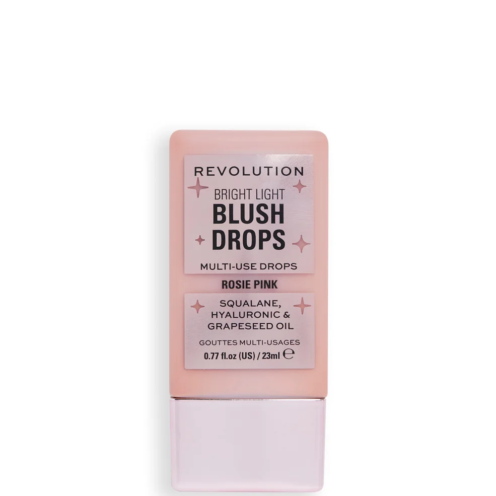 Makeup Revolution Bright Light Blush Drops - Pink Rosie Immagine 1