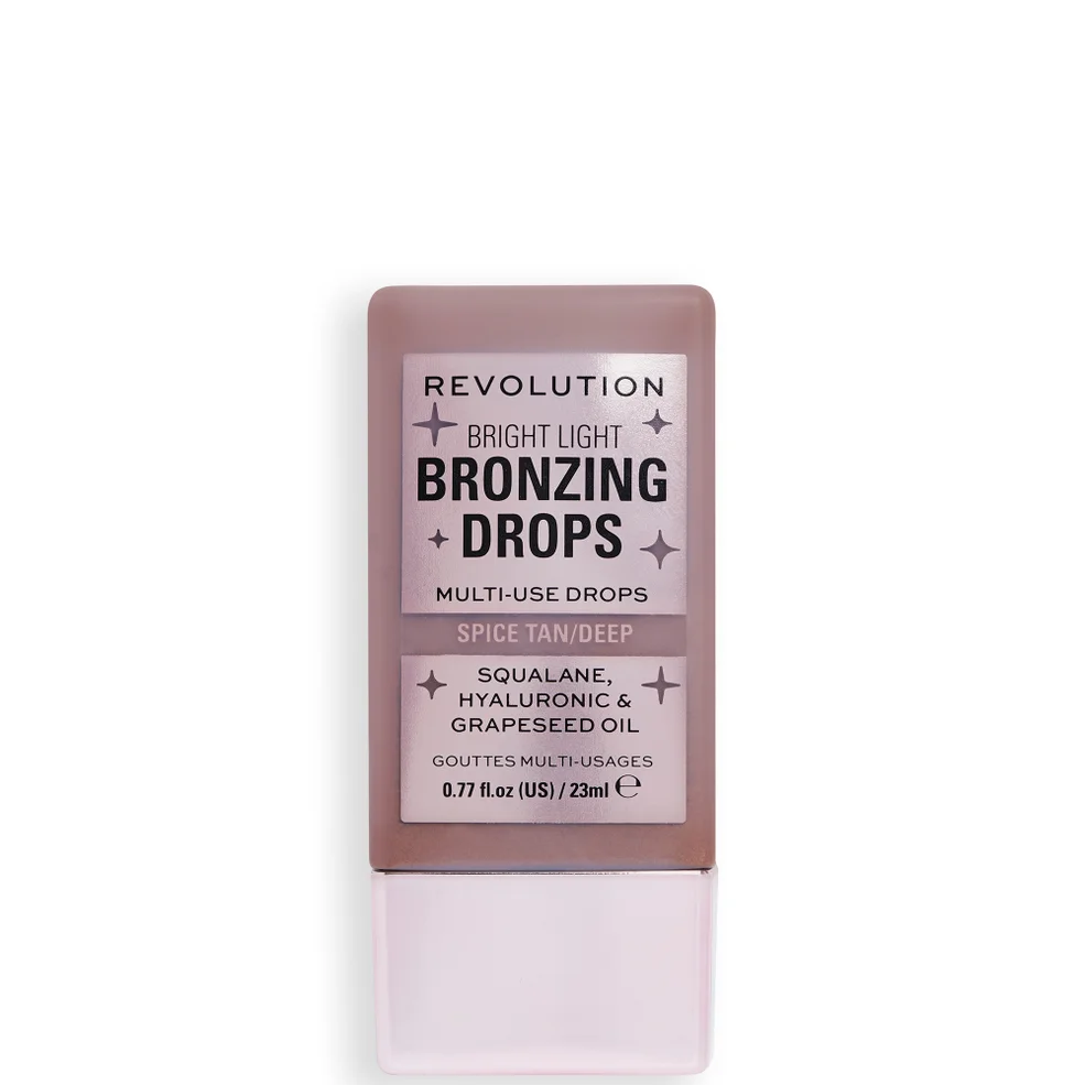 Makeup Revolution Bright Light Bronzing Drops Bronze (Various Shades) Immagine 1