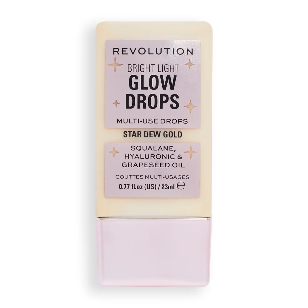 Makeup Revolution Bright Light Glow Drops - Golden Star Dew Immagine 1