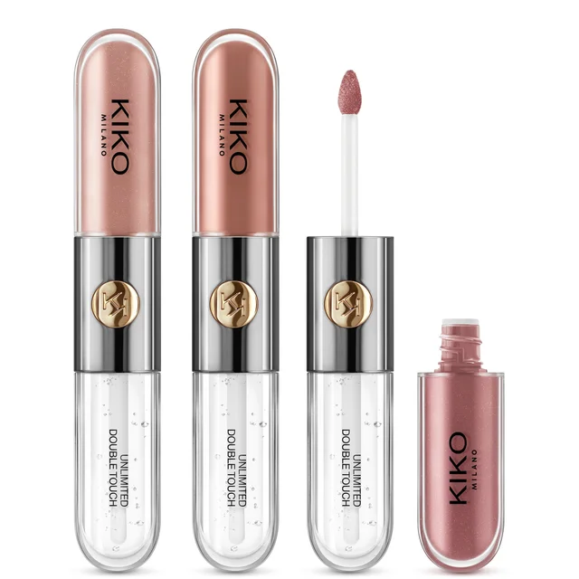 KIKO Milano Kit Make-up Labbra Unlimited Double Touch - Nude Attitude 18 ml