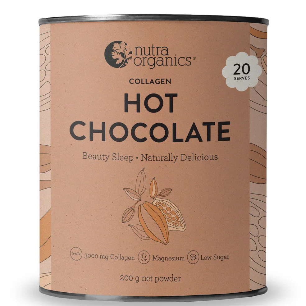 Nutra Organics Collagen Hot Chocolate Powder 200g Immagine 1