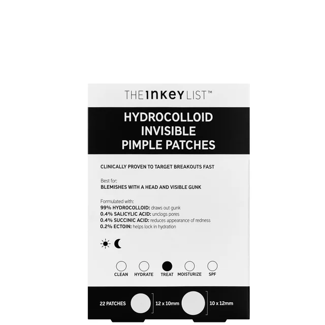 The INKEY List Hydrocolloid Invisible Pimple Patches