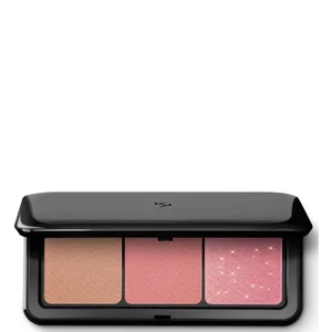 KIKO Milano Trio Multi Finish Palette viso Blush e Bronzer 7 g (varie tonalità) - Shade 02 Mauve