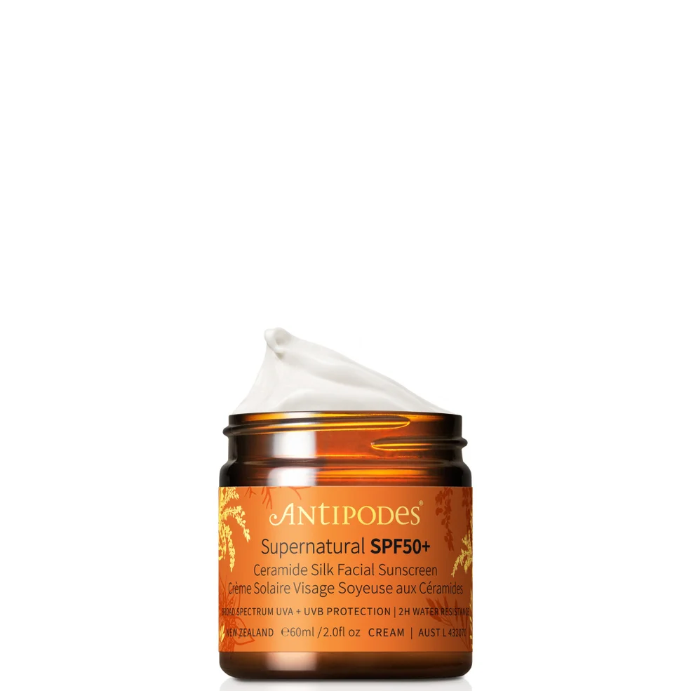Antipodes Supernatural SPF50+ Ceramide Silk Facial Sunscreen 60ml Immagine 1