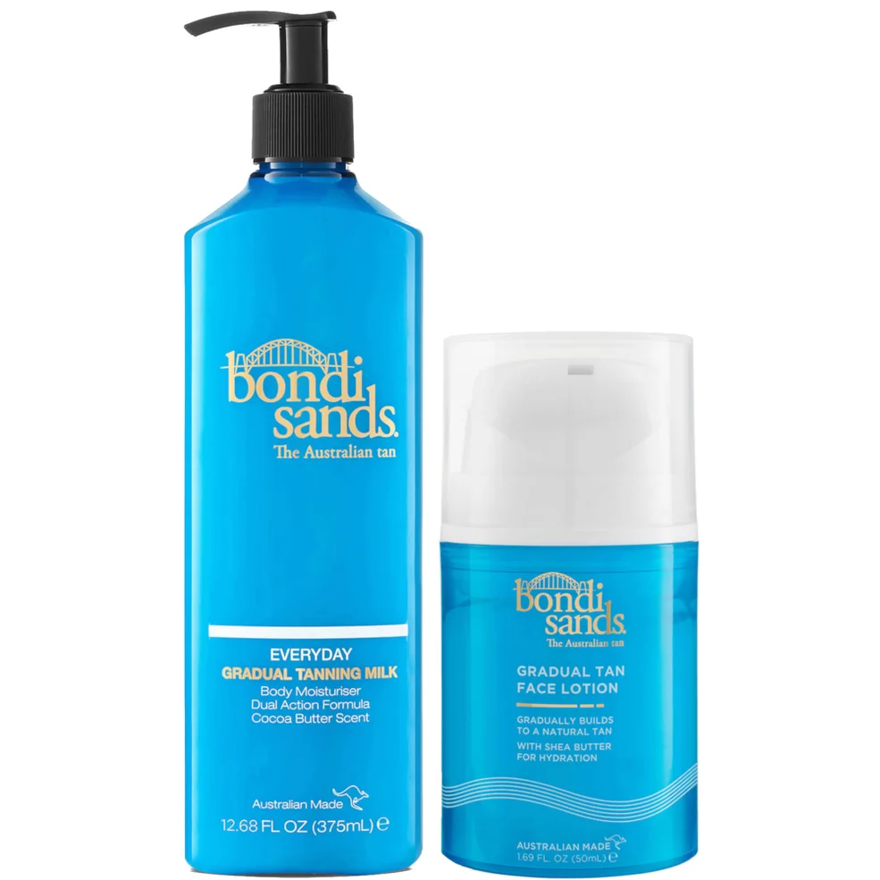 Bondi Sands Gradual Tanning Milk and Gradual Tanning Face Lotion Duo Immagine 1