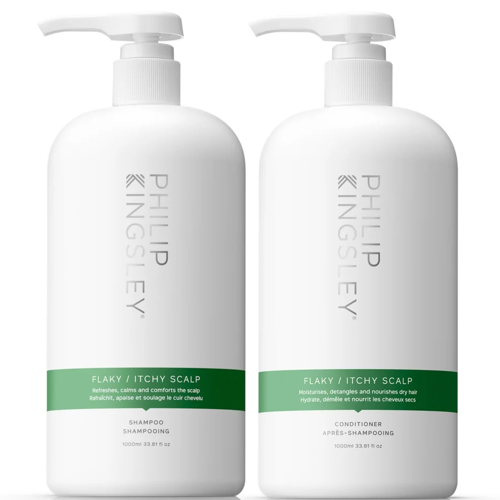 Philip Kingsley Flaky Itchy Shampoo and Conditioner 1000ml Duo Immagine 1