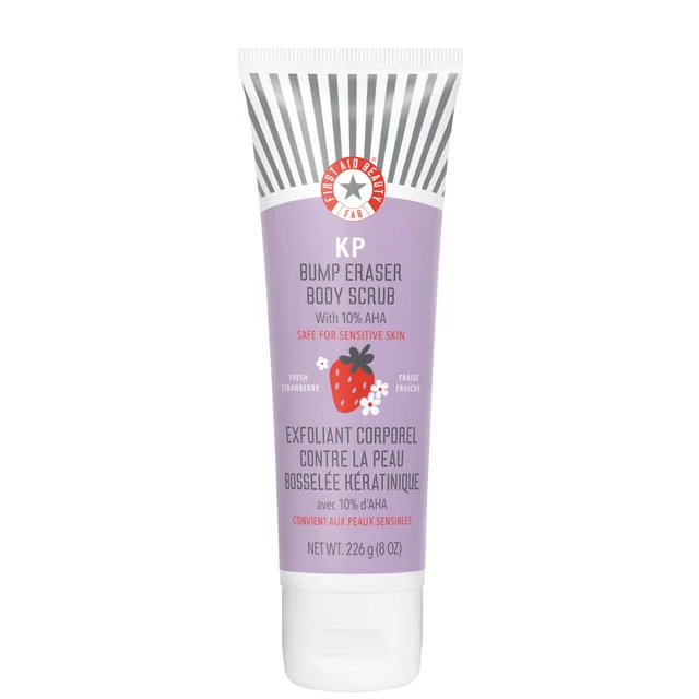 First Aid Beauty KP Scrub Corpo Levigante alla Fragola con 10% AHA 226 g