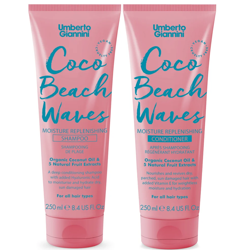 Umberto Giannini Coco Beach Waves Shampoo and Conditioner Duo Immagine 1