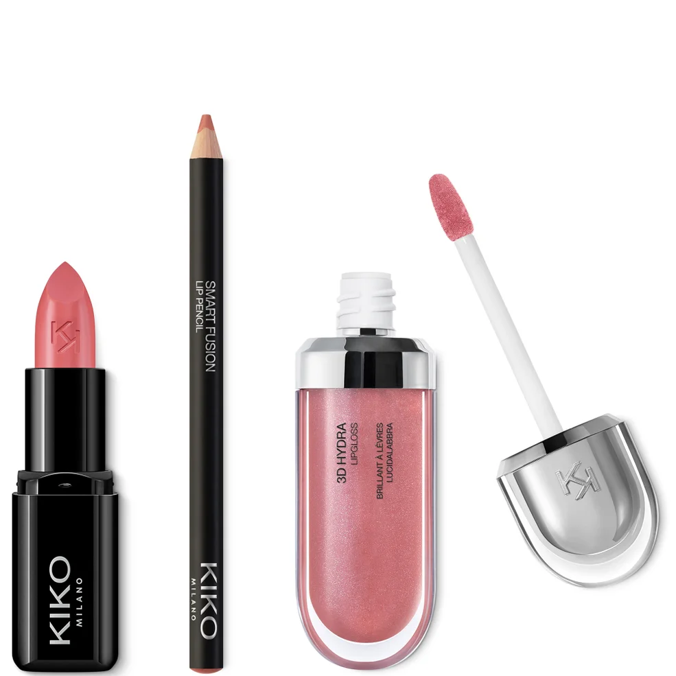 KIKO Milano Exclusive Rosey Nude Lip Trio Immagine 1