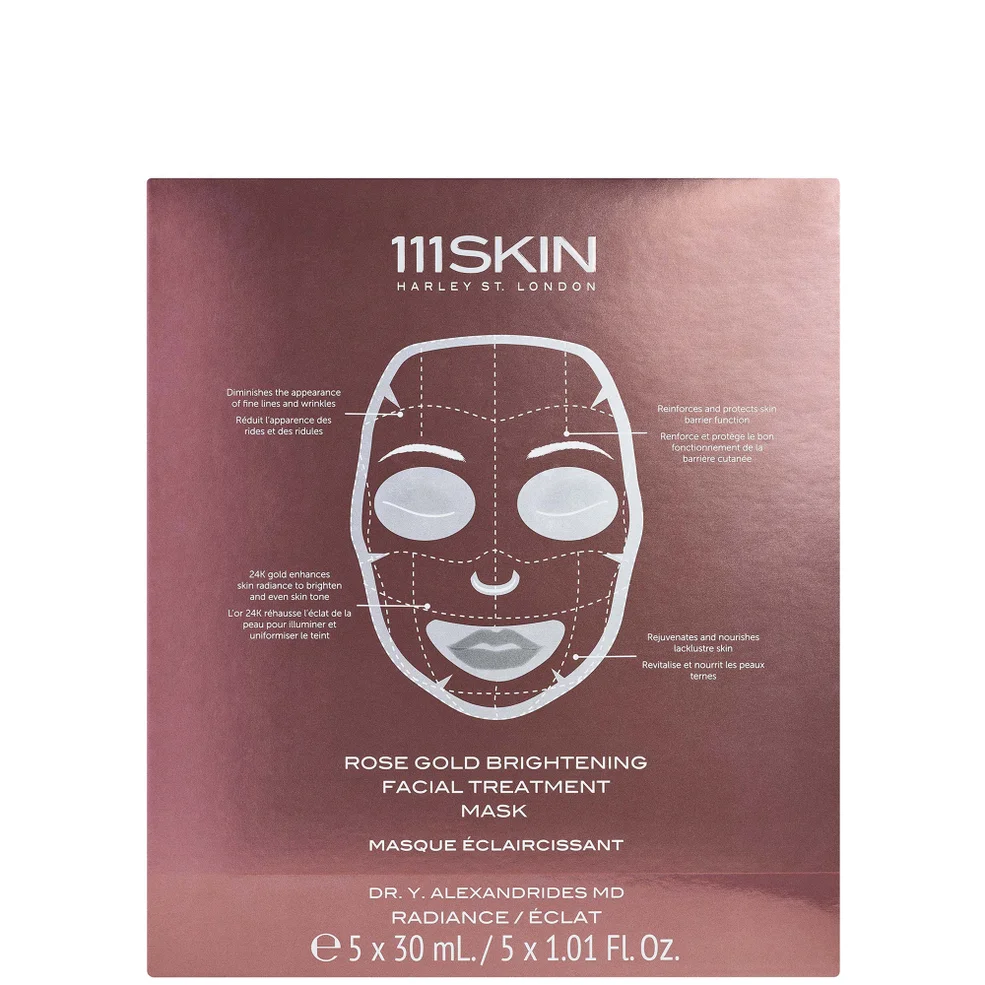 111 Skin Rose Gold Brightening Facial Treatment Mask July Goody Immagine 1
