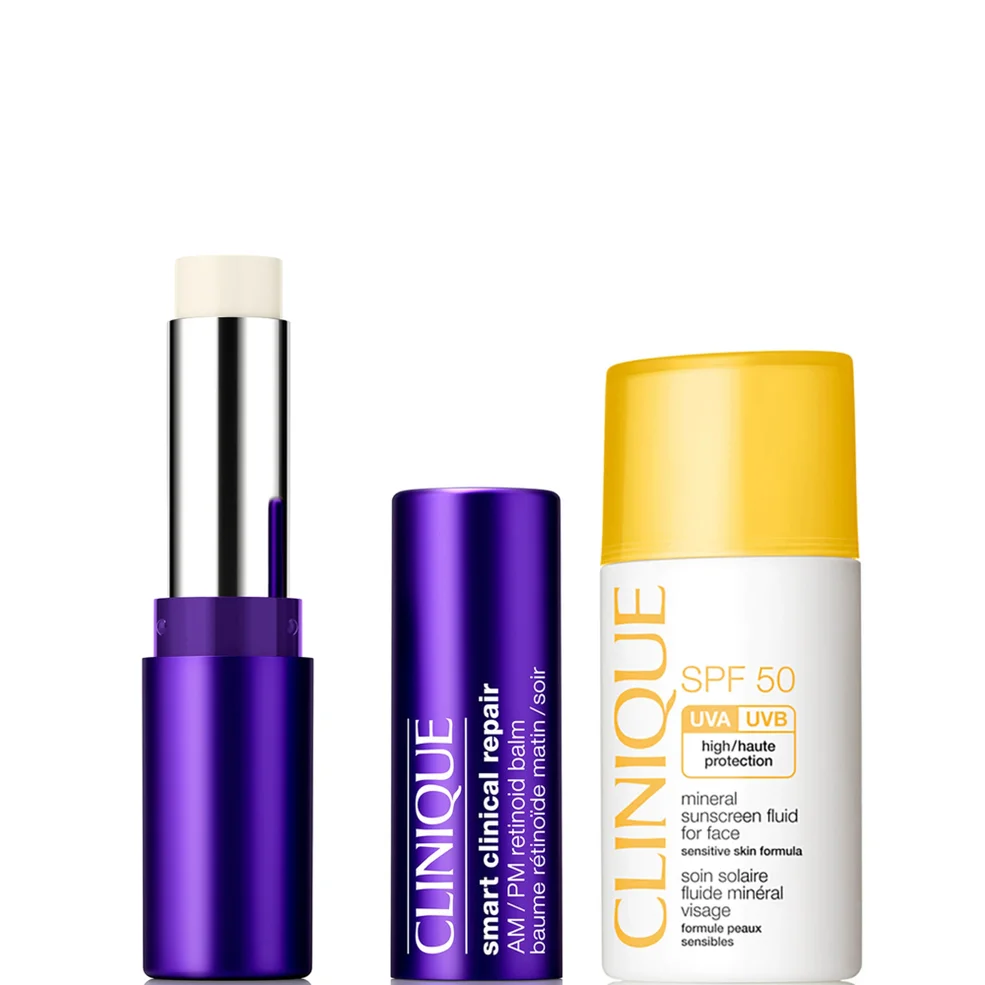 Clinique Smart Clinical Repair AM/PM Retinoid Balm and SPF 50 Mineral Fluid Duo Immagine 1