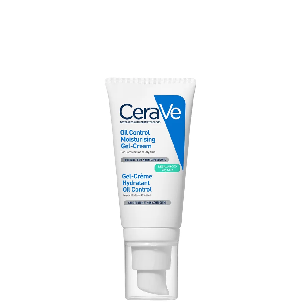 CeraVe Oil Control Moisturising Gel-Cream With Oil Absorbing Technology and Ceramides for Combination and Oily Skin 52ml Immagine 1