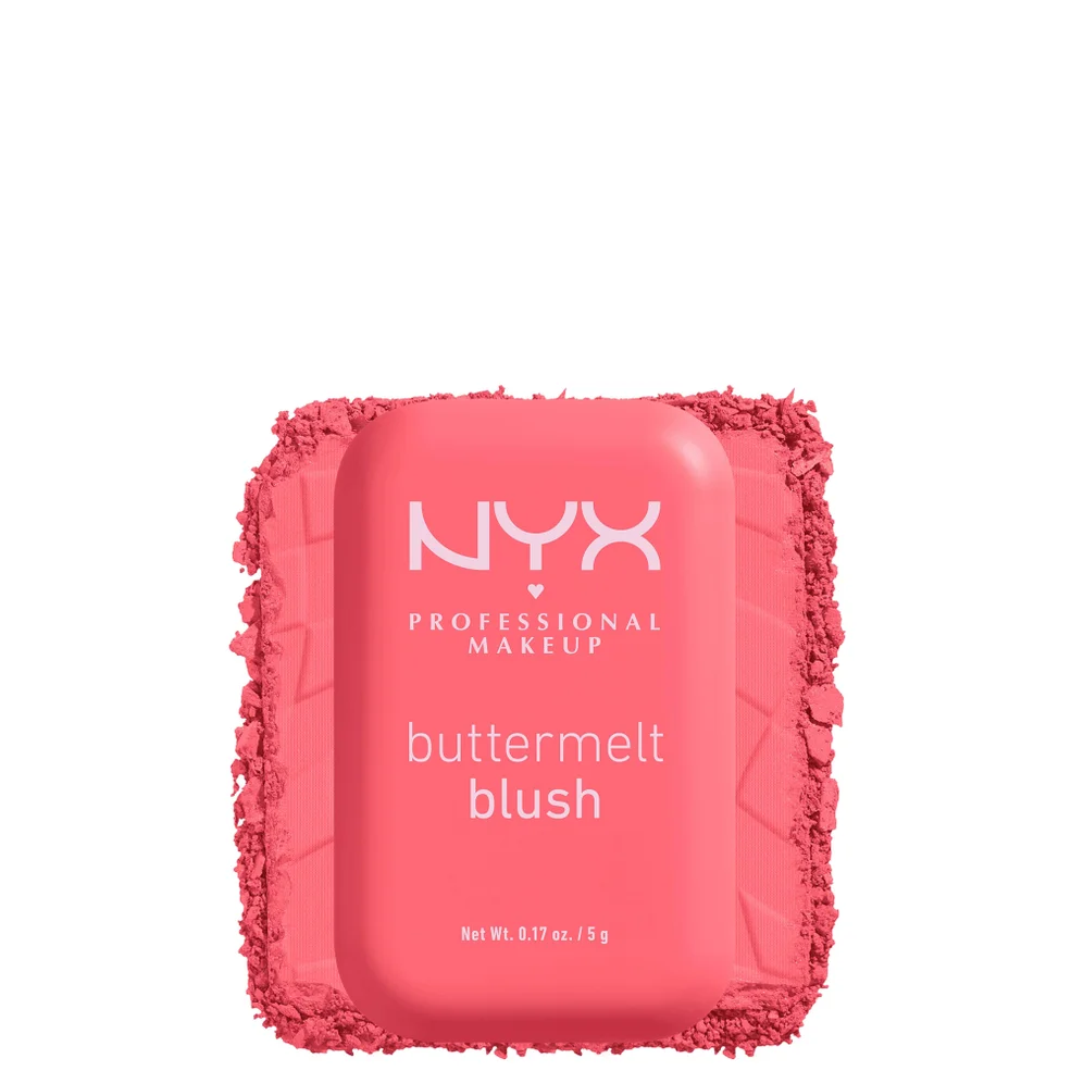 NYX Professional Makeup Buttermelt Powder Blush up to 12H Wear, Fade and Transfer Resistant (Various Shades) Immagine 1