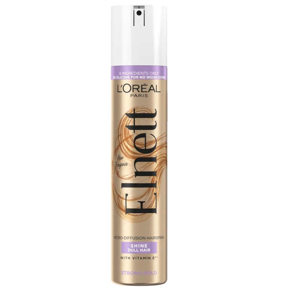 L'Oréal Paris Elnett Hair Spray for Dull Hair with Vitamin E 200ml Immagine 1