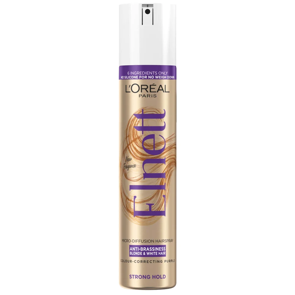 L'Oréal Paris Elnett Hairspray Anti-Brassiness for Blonde and White Hair 200ml Immagine 1