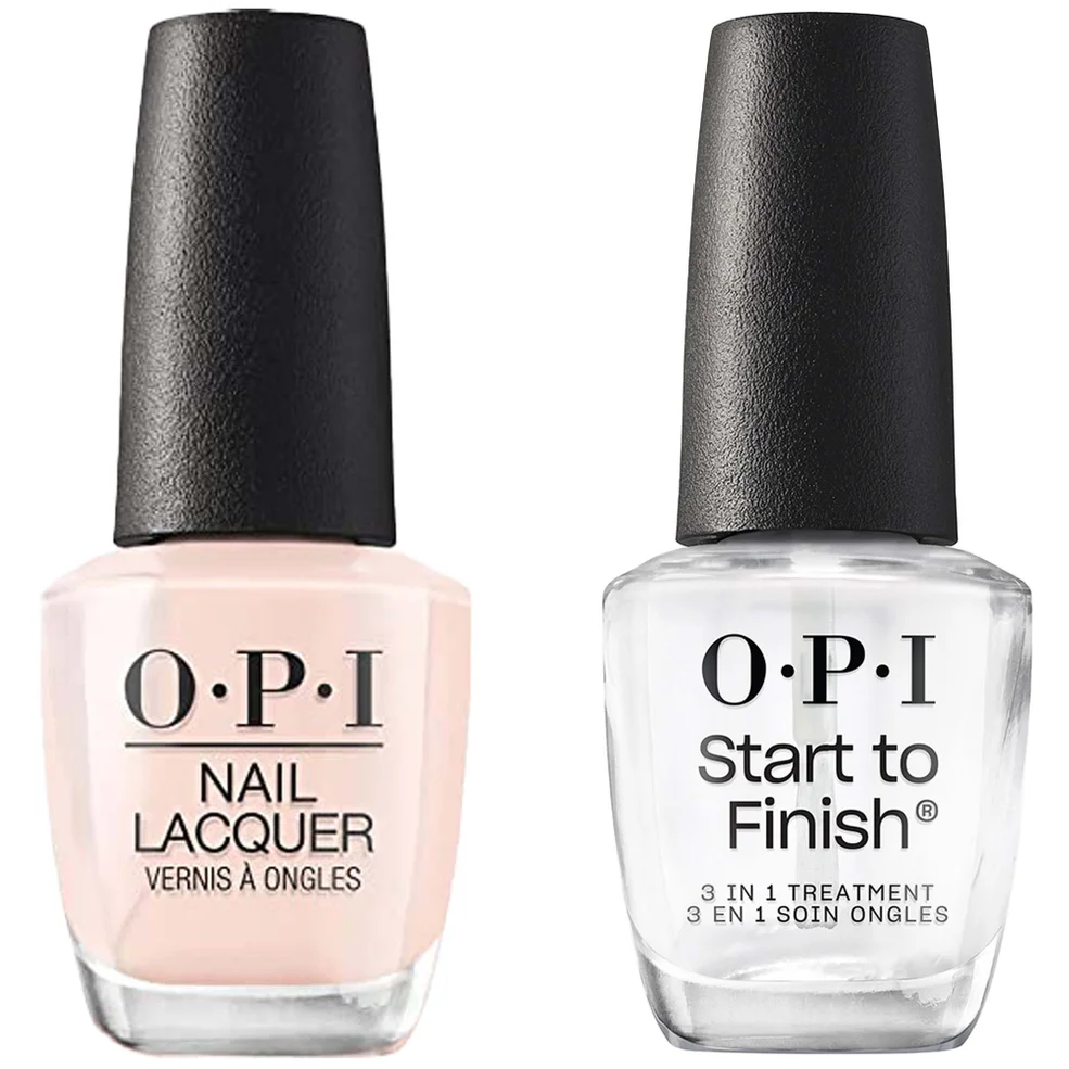 OPI Bubble Bath Nail Polish and OPI Start-to-Finish Bundle Immagine 1