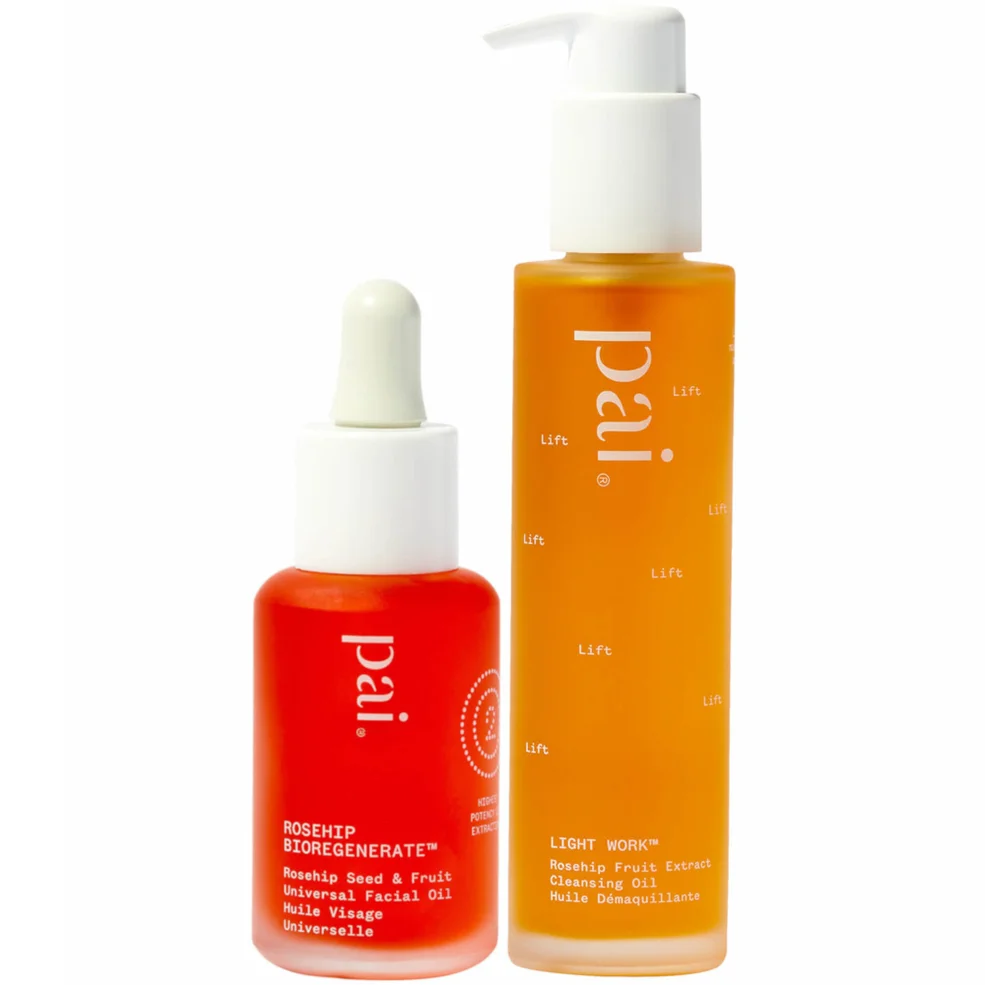 Pai Skincare Rosehip Bioregenerate Oil 30ml and Light Work Rosehip Cleansing Oil 100ml Duo Immagine 1