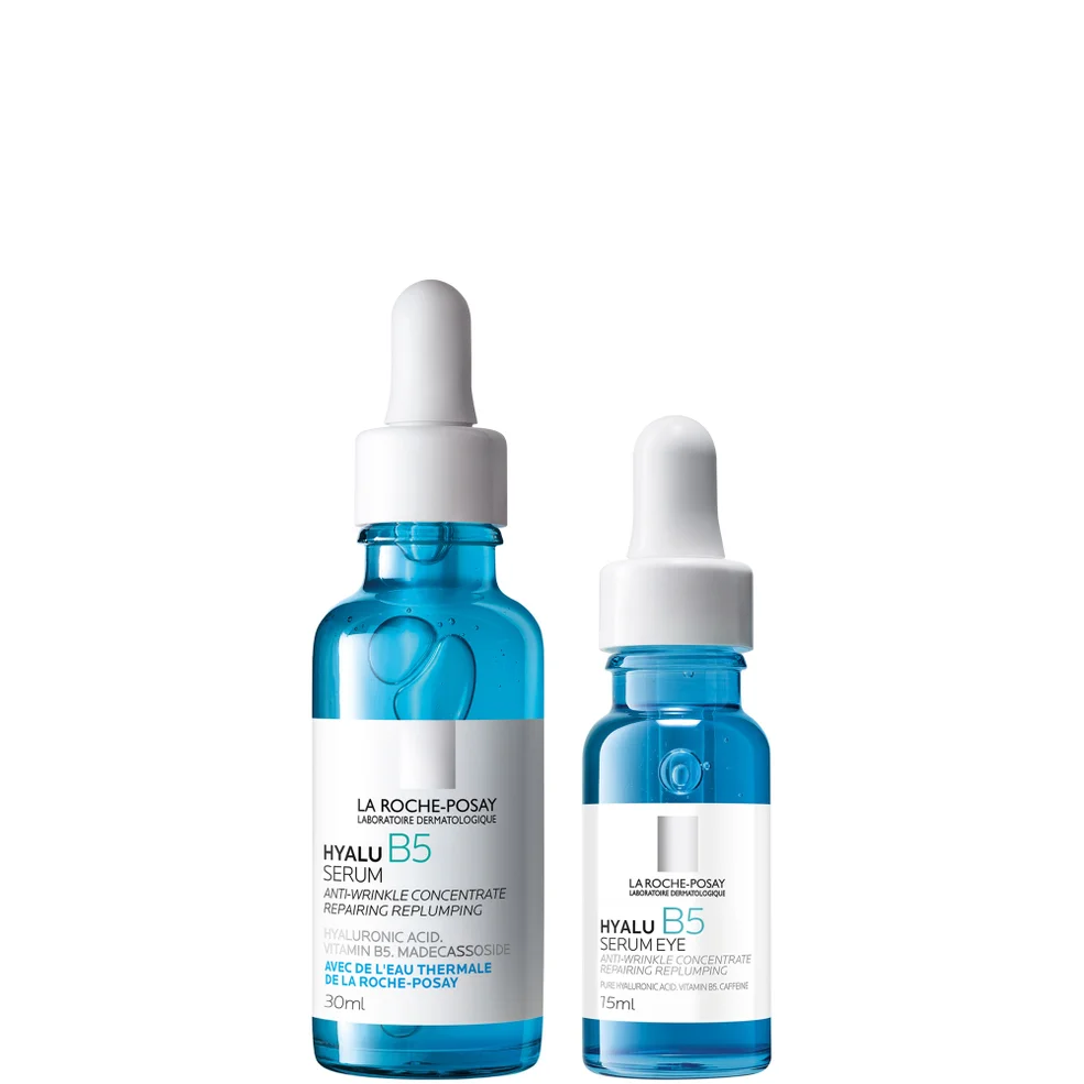 La Roche-Posay Replump and Hydrate Hyalu B5 Duo: Face Serum and Eye Cream Hyaluronic Acid Concentrated Care Immagine 1