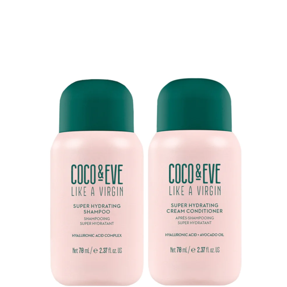 Coco & Eve Super Hydrating Shampoo and Conditioner Travel Bundle Immagine 1