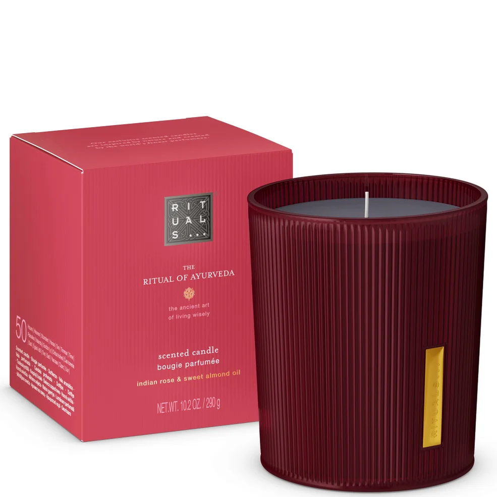 Rituals The Ritual of Ayurveda - Sweet Almond & Indian Rose - Scented Candle 290g Immagine 1