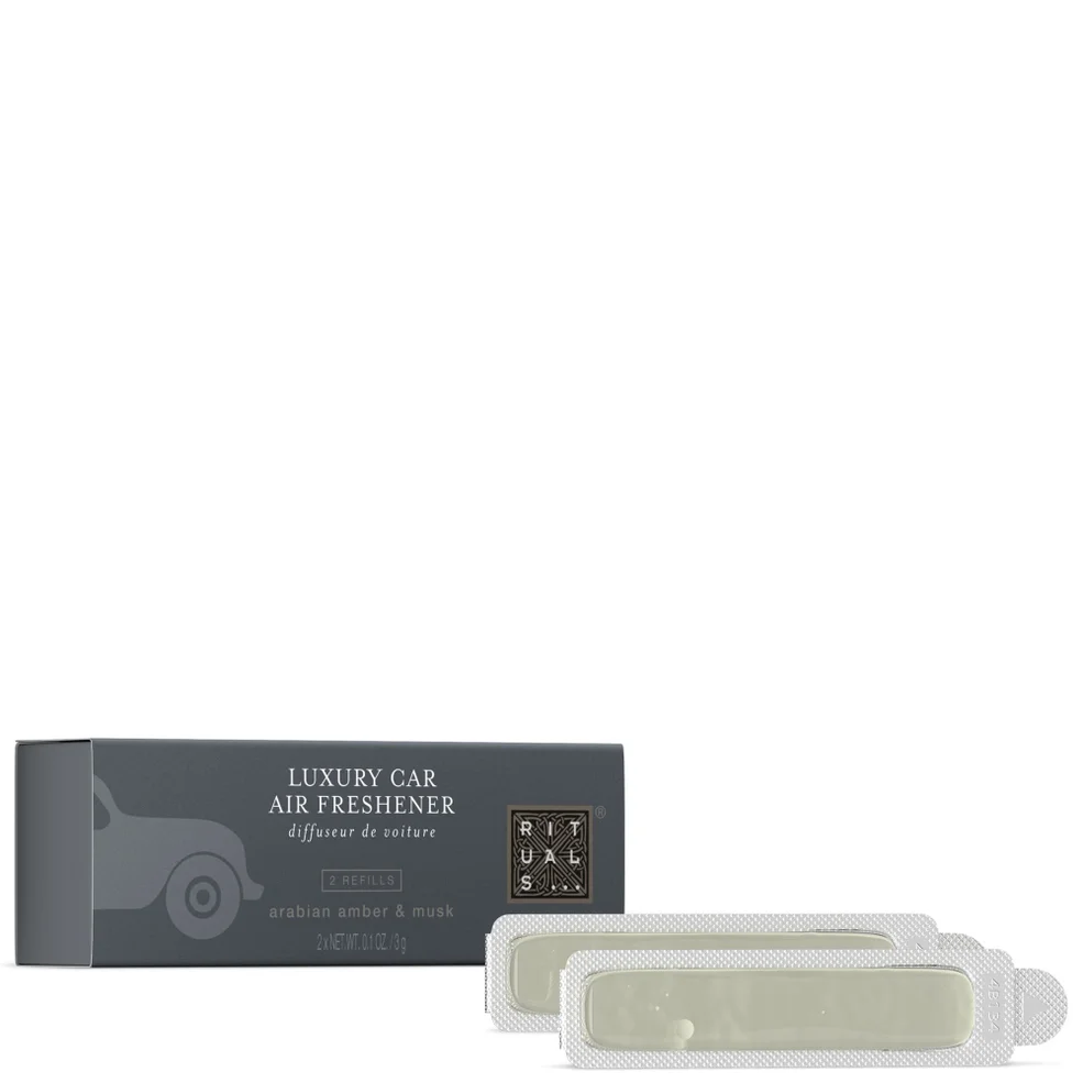 Rituals Homme Collection Men's Aromatic Amber & Musk Refill Car Air Freshener 2x3g Immagine 1