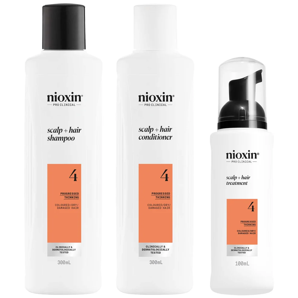 NIOXIN Scalp and Hair Thickening System 4 for Coloured Dry and Damaged Hair with Progressed Thinning Loyalty Kit Immagine 1