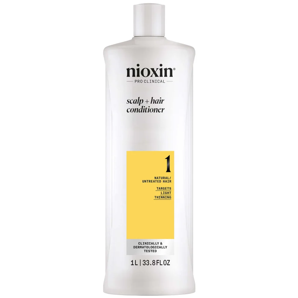 NIOXIN Scalp and Hair Thickening System 1 Conditioner for Natural Hair with Light Thinning 1L Immagine 1