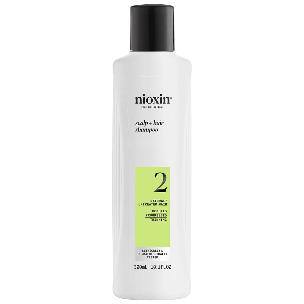 NIOXIN Scalp and Hair Thickening System 2 Shampoo for Natural Hair with Progressed Thinning 300ml Immagine 1