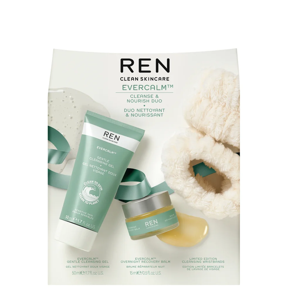 REN Clean Skincare Evercalm Cleanse and Nourish Duo Immagine 1