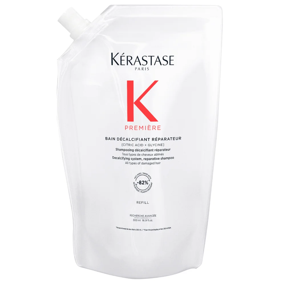 Kérastase Première Shampoo Decalcifying & Repairing Refill Pouch for Damaged Hair with Pure Citric Acid and Glycine 500ml Immagine 1