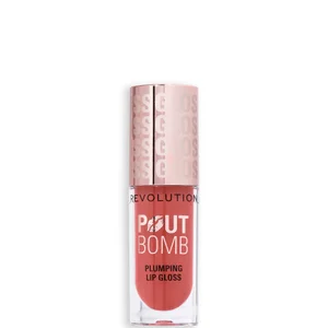 Makeup Revolution Pout Bomb Plumping Gloss Jelly 4.5ml (Various Shades) - Shade Melba Warm Peach