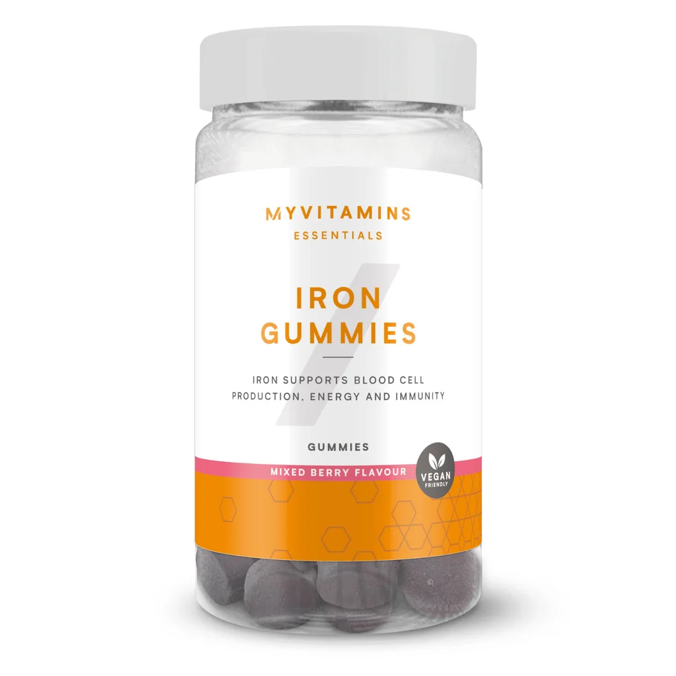 Myvitamins Iron Gummies, Mixed Berry, 60 Gummies, Immagine 1