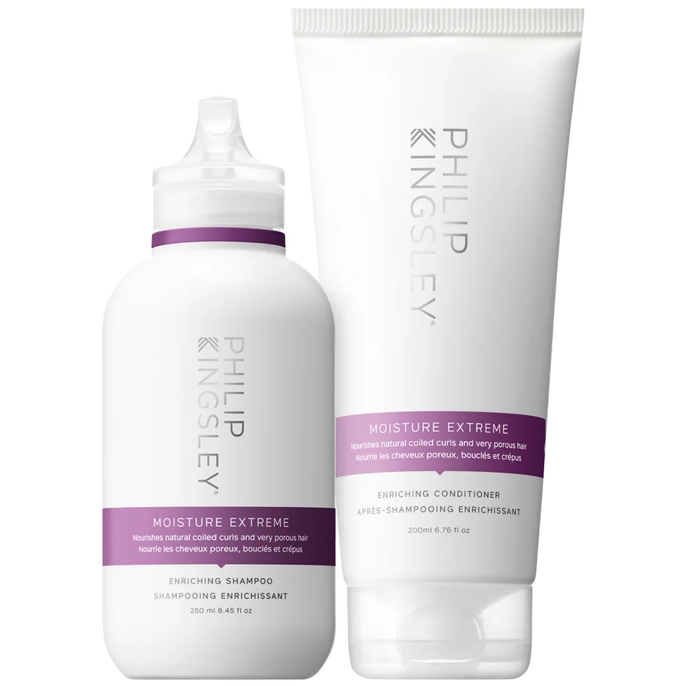Philip Kingsley Moisture Extreme Shampoo 250ml and Conditioner 200ml Duo Immagine 1