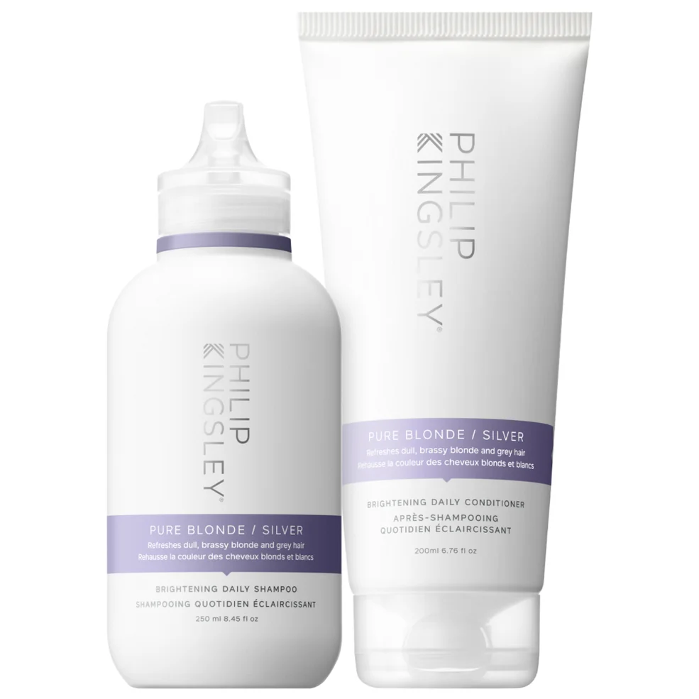 Philip Kingsley Pure Blonde/Silver Shampoo 250ml and Conditioner 200ml Duo Immagine 1