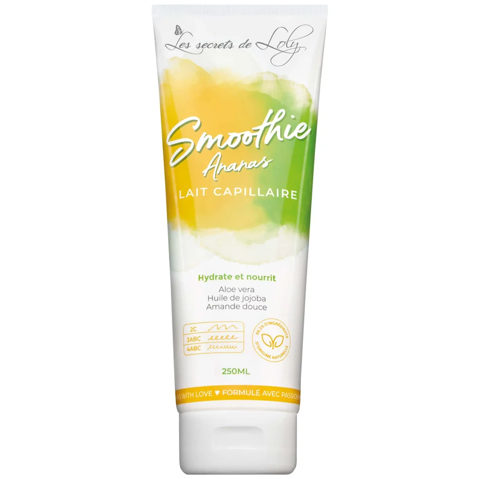 Les Secrets de Loly Smoothie Ananas Latte per Capelli Senza Risciacquo 250 ml Immagine 1