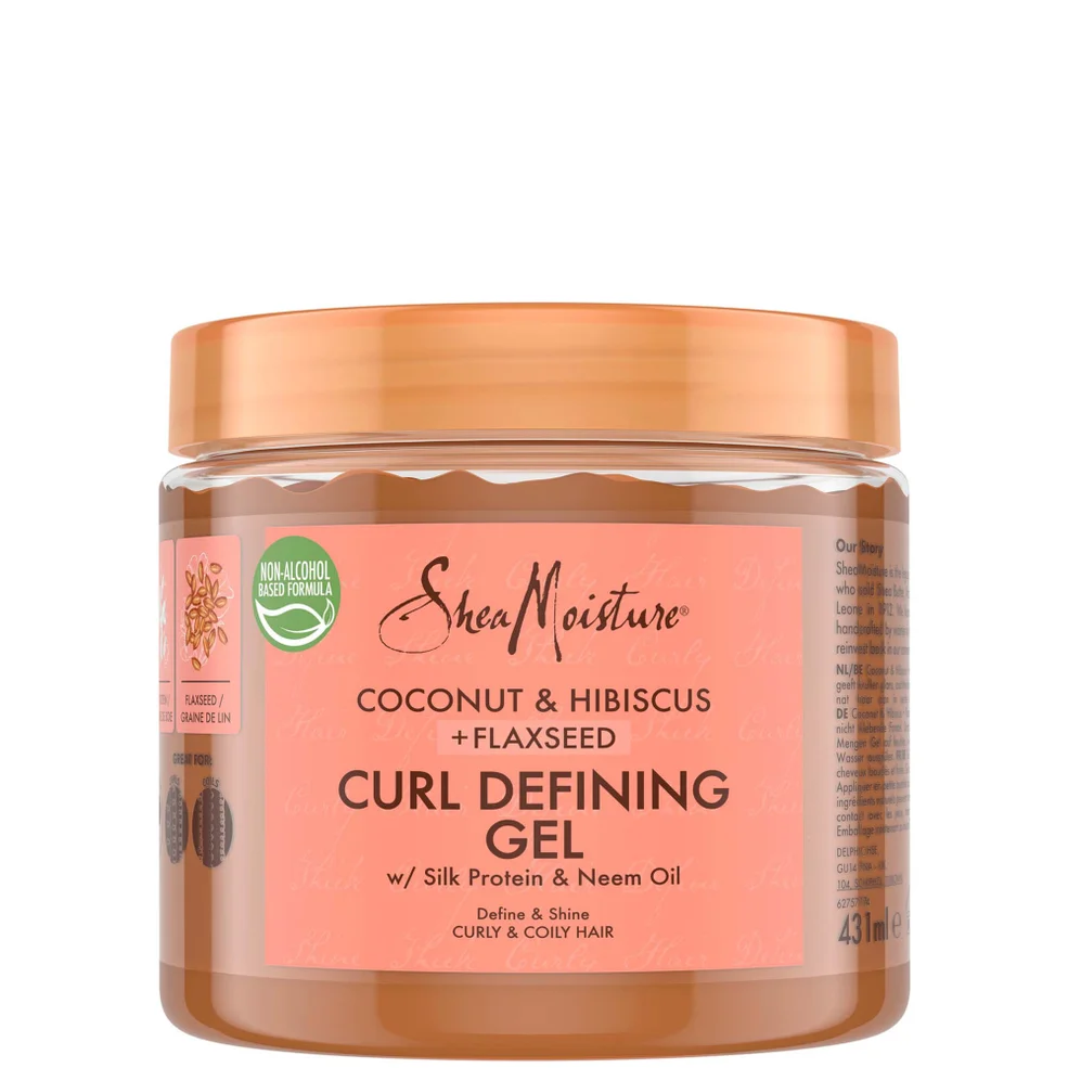 SheaMoisture Coconut & Hibiscus Defining Styling Gel 431ml Immagine 1