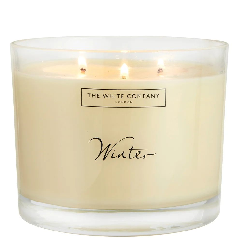The White Company Winter Large Candle 770g Immagine 1