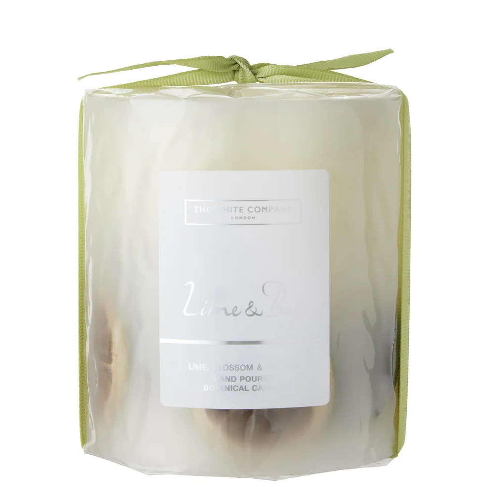 The White Company Lime & Bay Medium Botanical Candle 660g Immagine 1