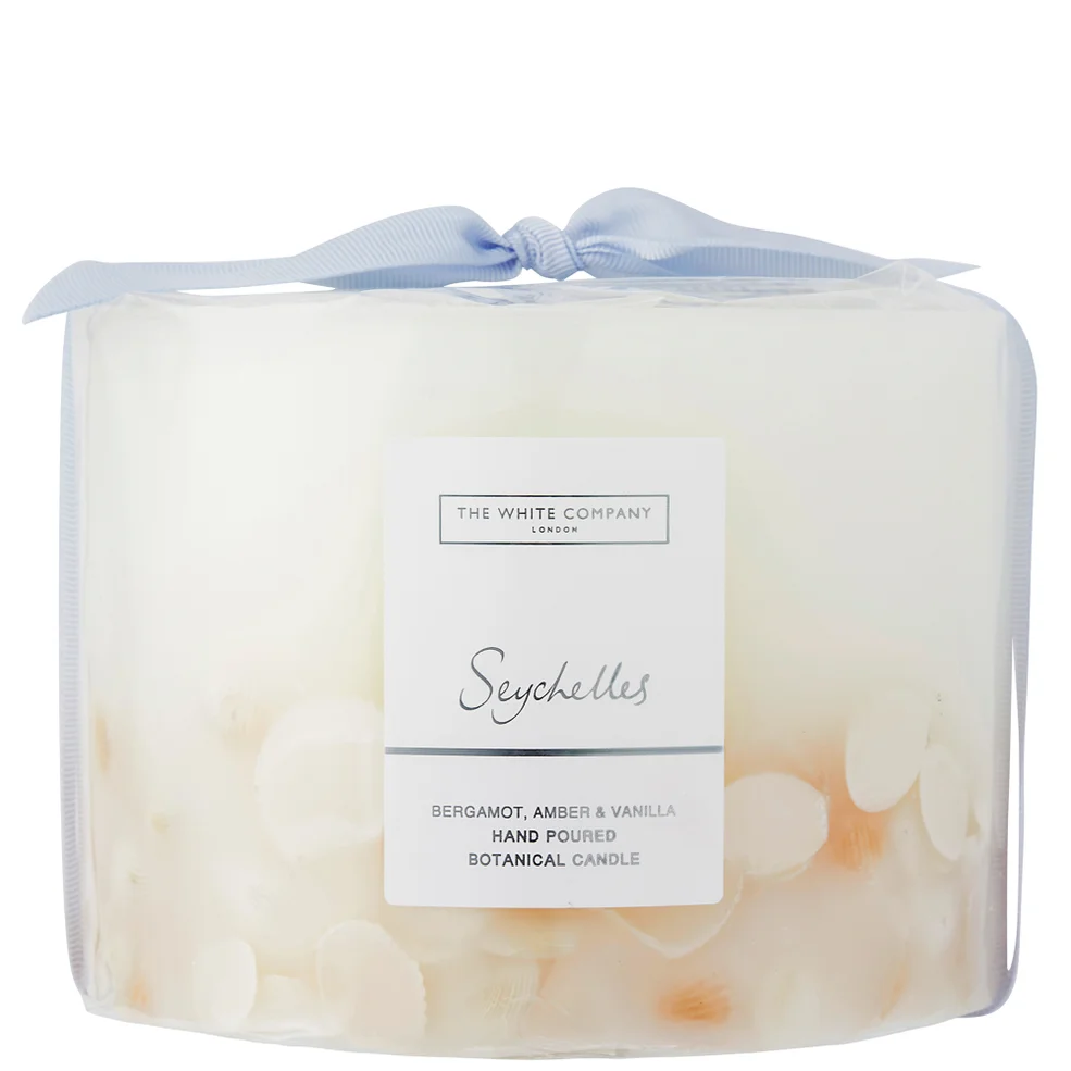 The White Company Seychelles Large Botanical Candle 1.6kg Immagine 1