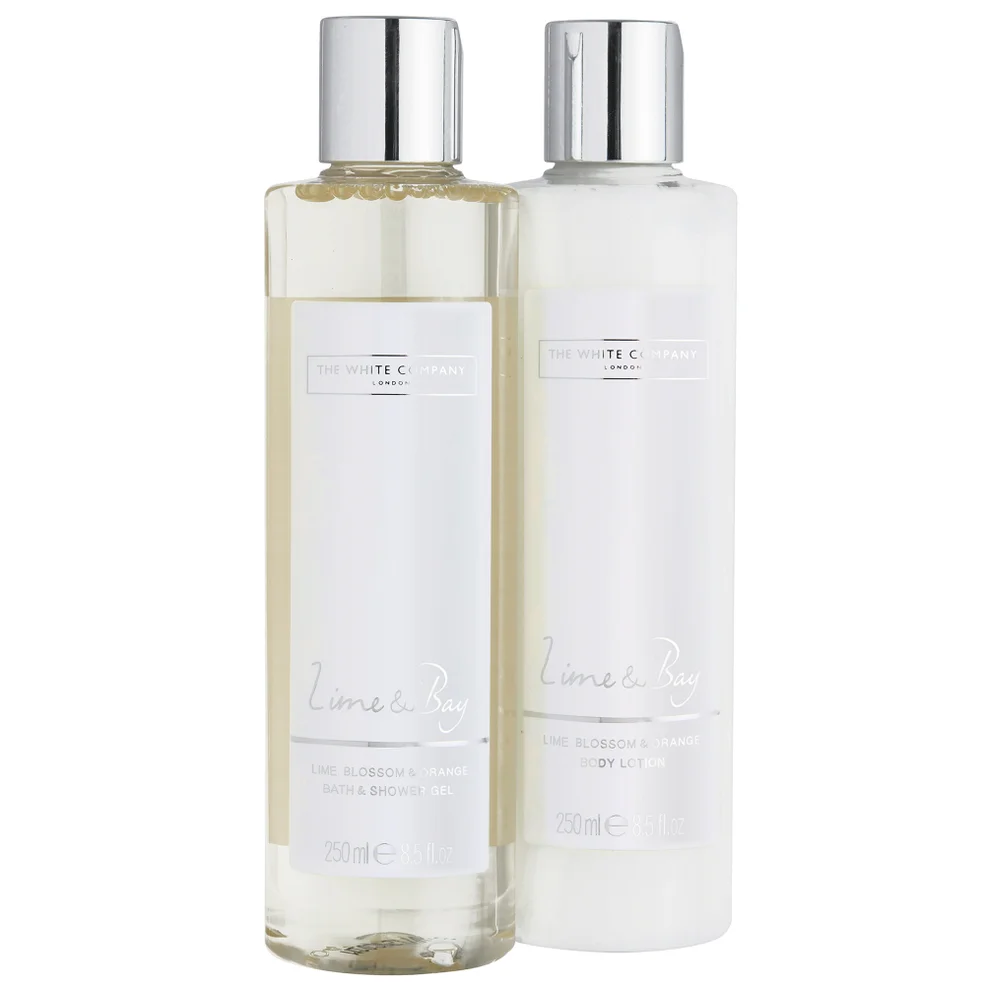 The White Company Lime & Bay Bath & Body Gift Set Immagine 1