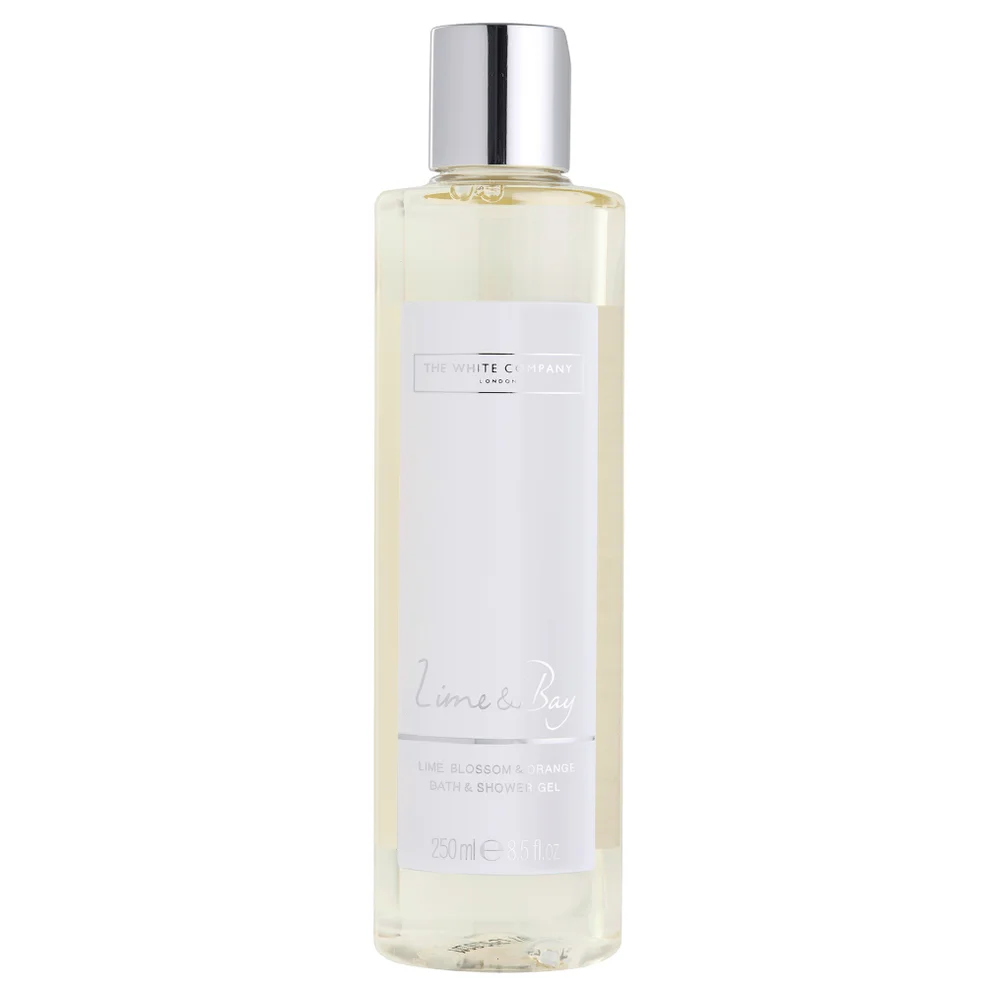 The White Company Lime & Bay Bath & Shower Gel 250ml Immagine 1