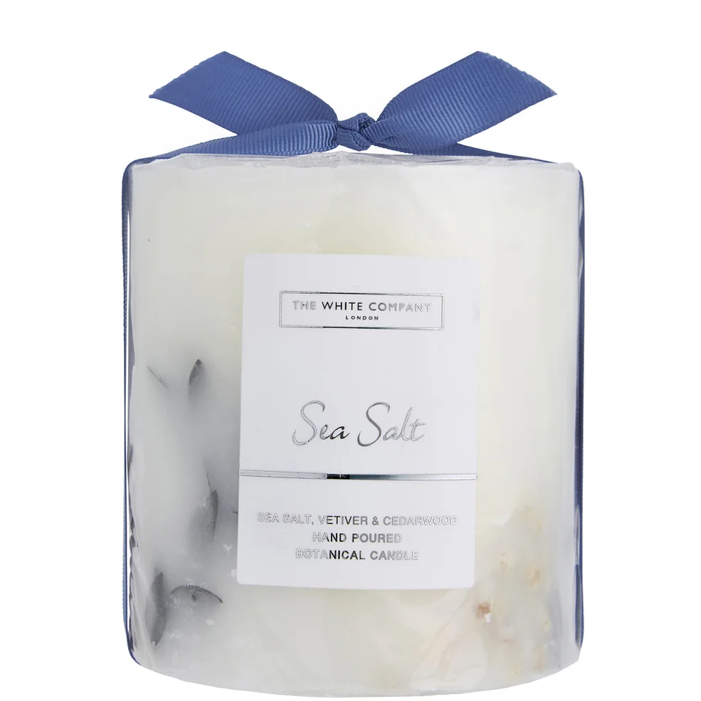 The White Company Sea Salt Medium Botanical Candle 660g Immagine 1