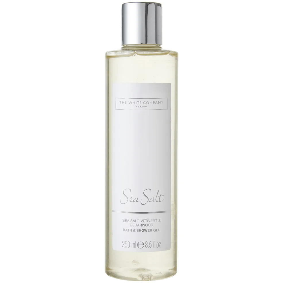 The White Company Sea Salt Bath & Shower Gel 250ml Immagine 1