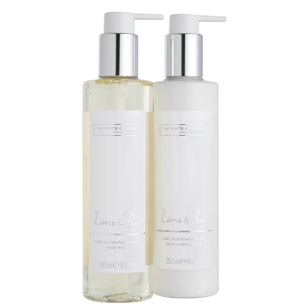 The White Company Lime & Bay Hand & Nail Gift Set Immagine 1